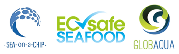 Logotips de tres projectes que estudien el medi aquàtic